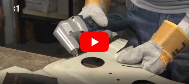 Elektrické nůžky na plech