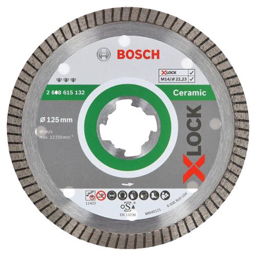 Řezný diamantový kotouč BOSCH X-Lock 125x1,4mm BEST na keramiku