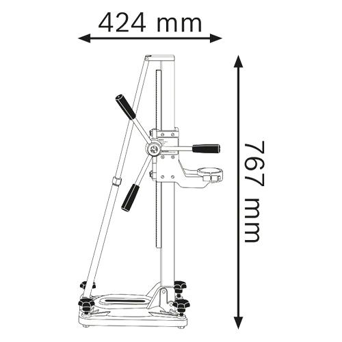 Vrtací stojan BOSCH GCR 180 pro GDB 180 WE