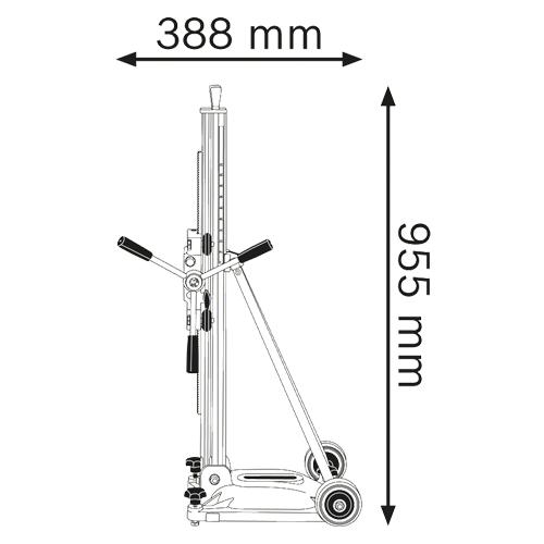 Vrtací stojan BOSCH GCR 350 pro GDB 350 WE