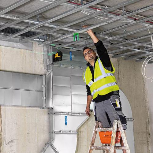 Samonivelační liniový křížový laser STABILA LAX 600 G 5-dílný SET