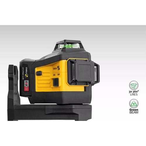 Samonivelační liniový křížový laser STABILA LAX 600 G 5-dílný SET