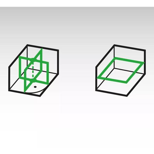 Samonivelační liniový křížový laser STABILA LAX 600 G 5-dílný SET