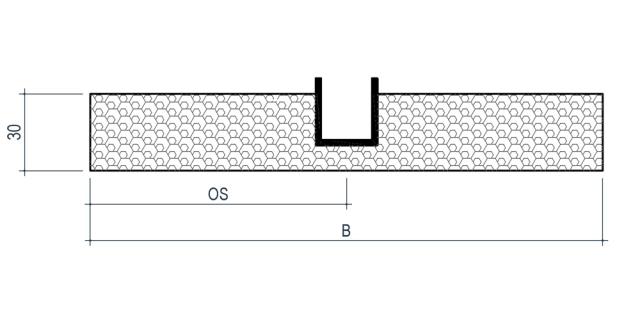 Izolační ostění - bočnice X