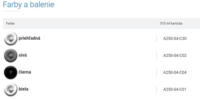 Klempířský a střešní tmel OTTOSEAL A250 310 ml