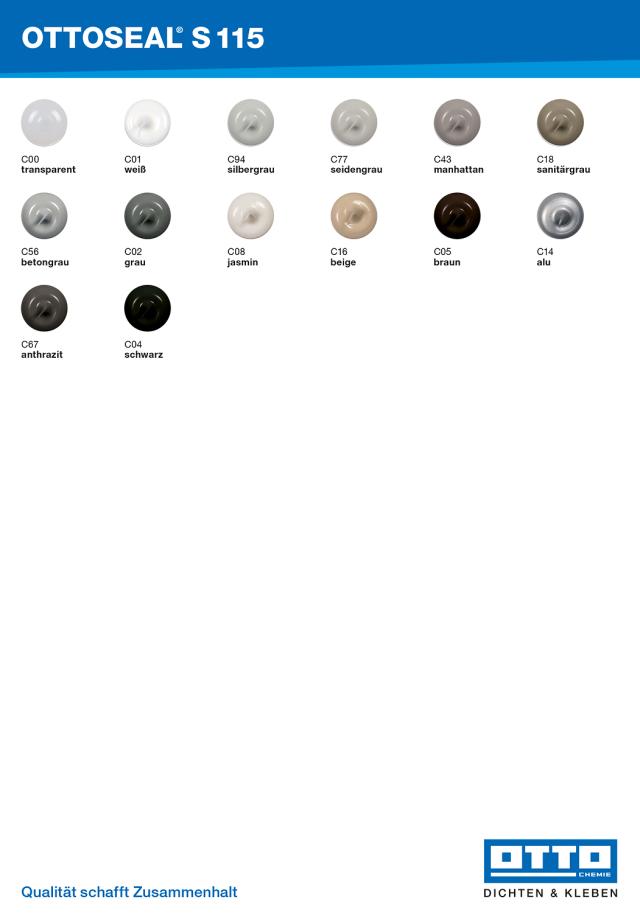 Stavební silikon OTTOSEAL S115 310 ml