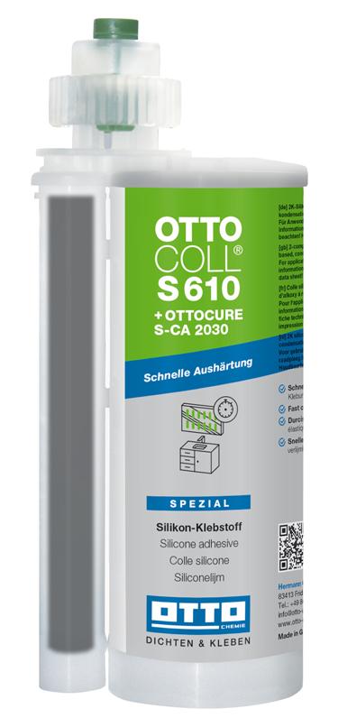 Silikonové 2K lepidlo OTTOCOLL S610 490 ml