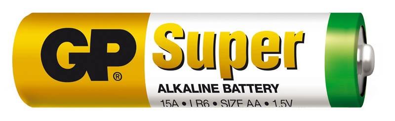 Baterie alkalická GP Super LR6 AA