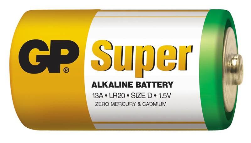 Baterie alkalická GP Super LR20